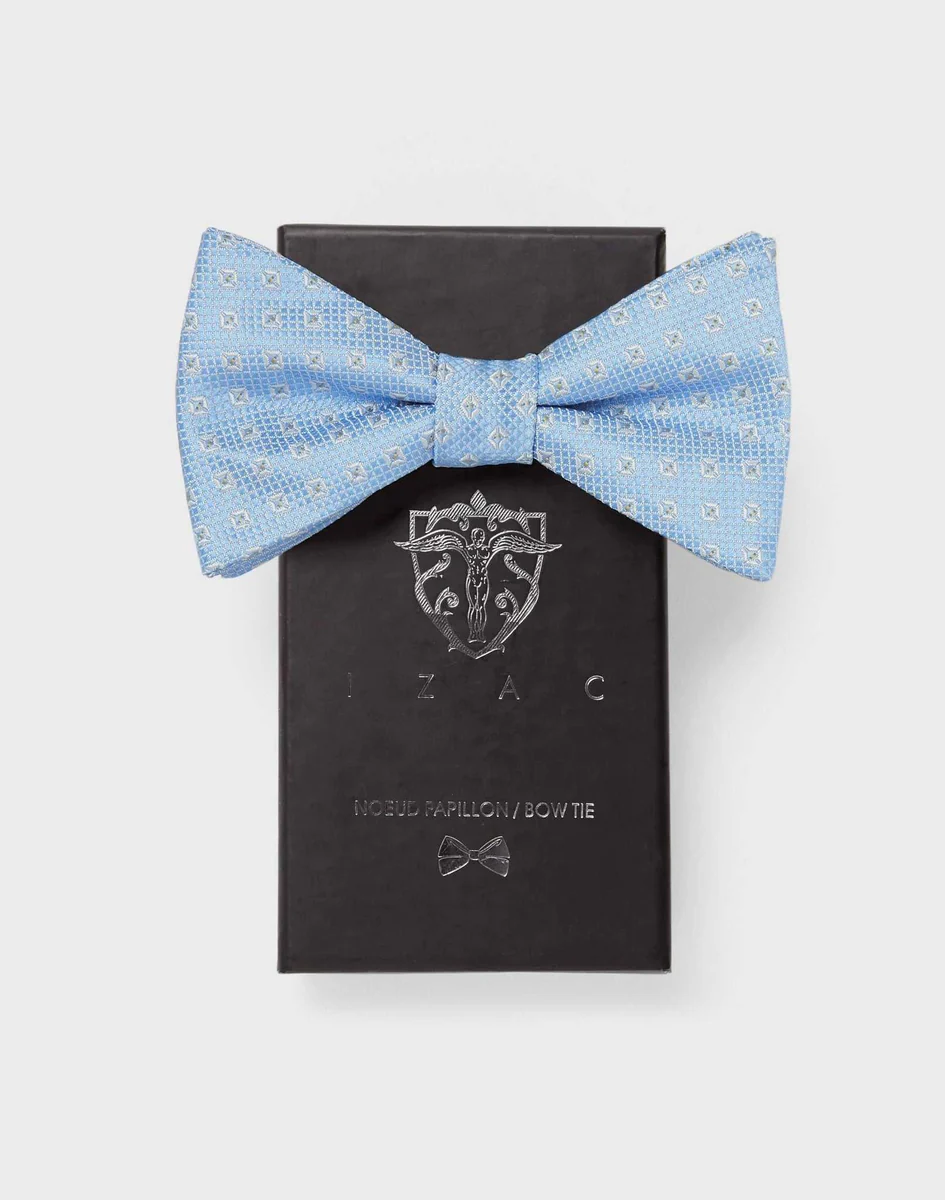 Nœud papillon bleu ciel