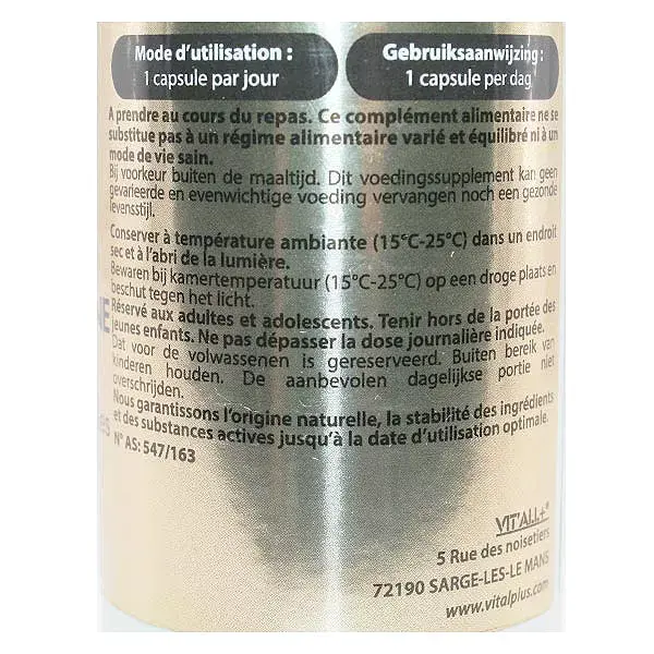 Vit'all+ Fosfatidilserina 100mg 30 cápsulas