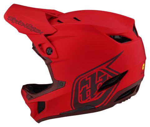 Casque Intégral Troy Lee Designs D4 Composite Mips Rouge