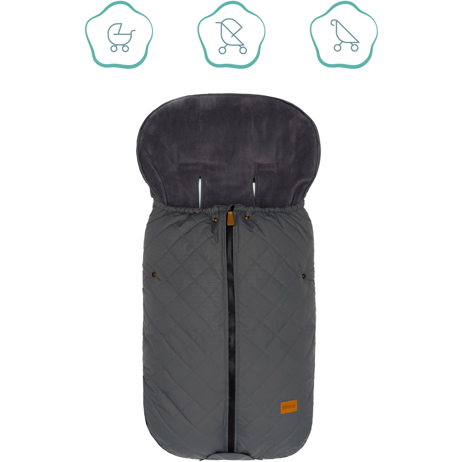 fillikid Winterfußsack Kamet Grau
