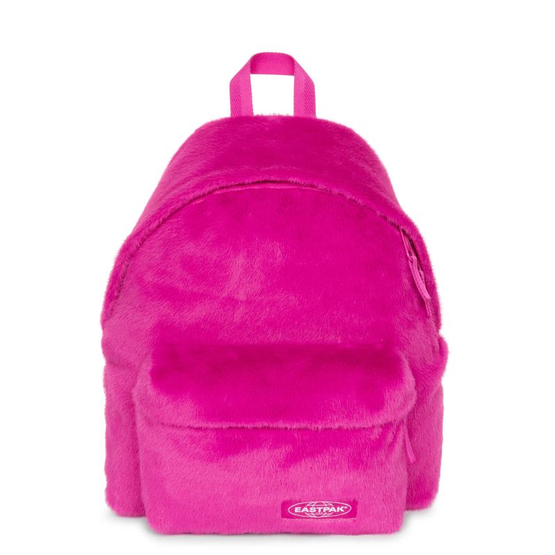 Sac à dos Padded Pak'r 40 cm effet fourrure Fuzzy Fuchsia