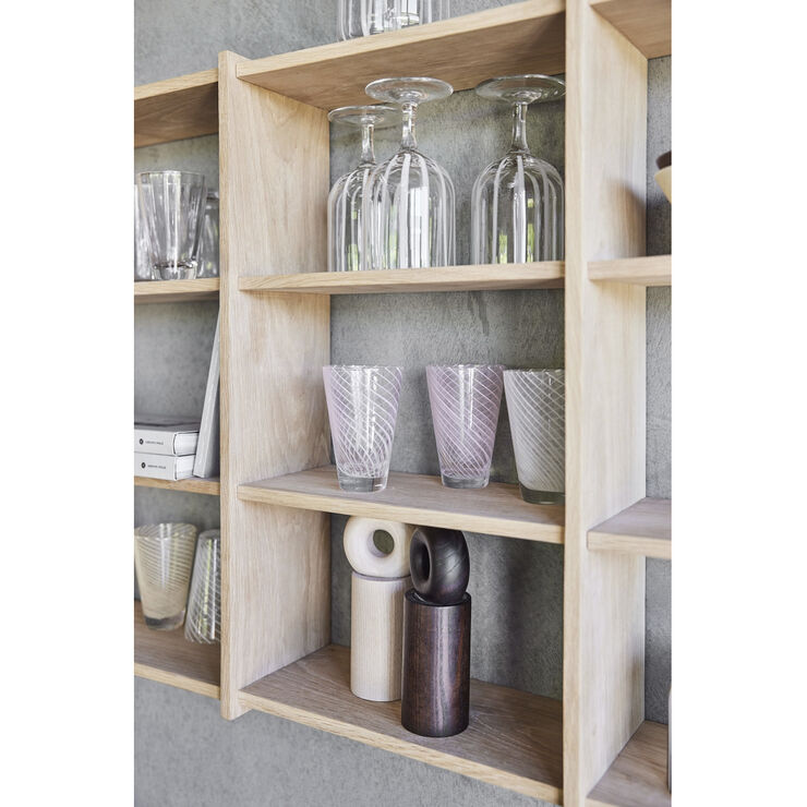 OYOY Living Design Yuka Swirl - Pakke med 2 Rosa