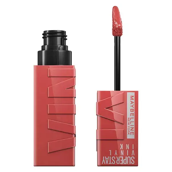 Batom Líquido Maybelline New York Superstay Vinyl Ink, cor nº 15 Peachy, 4,2 ml
