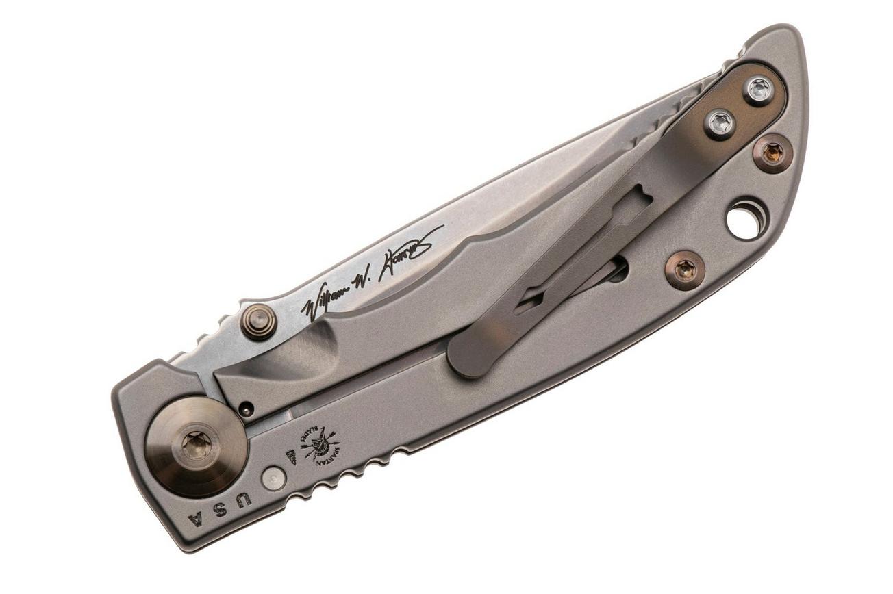 Spartan Harsey Folder 3.25 SF10SWBZ, Stonewashed CPM MagnaCut, Bronze/Grey Titanium zakmes