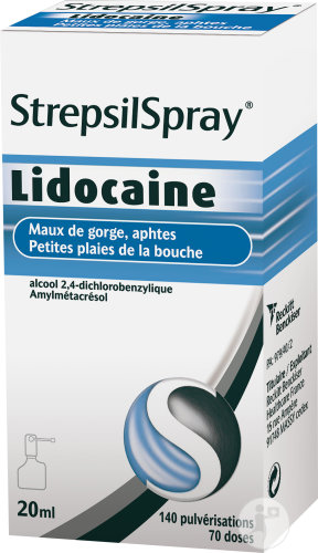 StrepsilSpray Lido Collutoire Flacon Spray 20ml