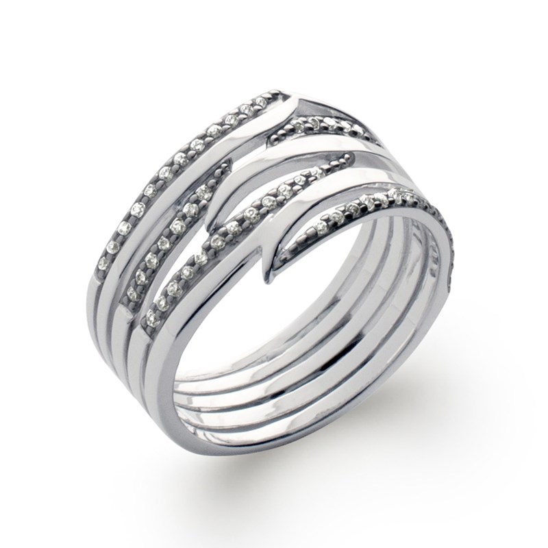 Bague Femme - Argent 925 - Oxyde de zirconium