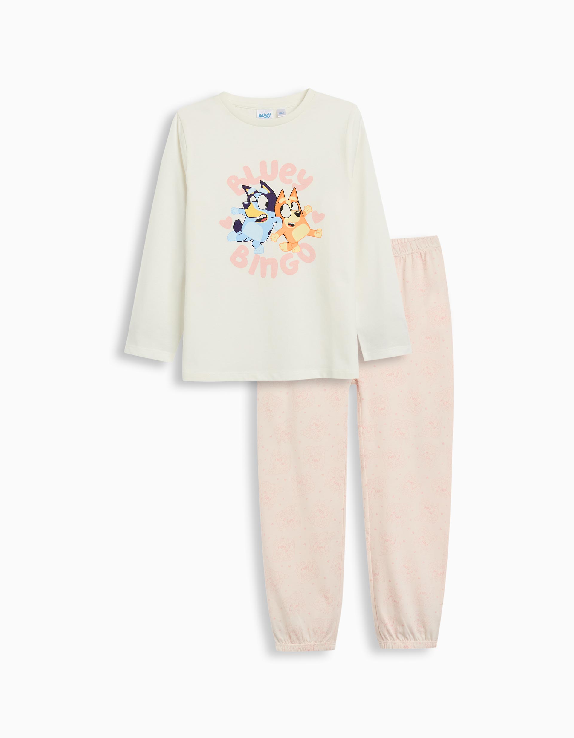 Pijama 'Bluey', Menina, Branco
