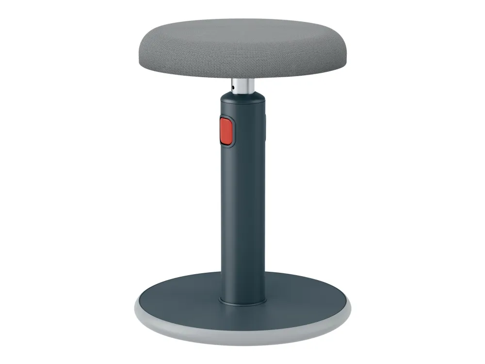 Leitz Ergo Cosy Active Sidde-stå balancestol 2-i-1 grå - højdejustering 46-79 cm