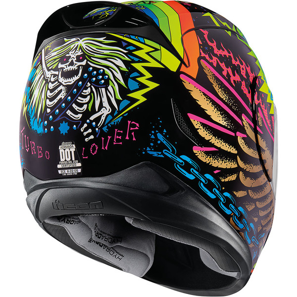 Icon - Casque Airmada TL - Fluorescent Noir / Multicolore