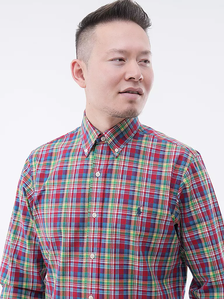 POLO RALPH LAUREN Hemd Custom Fit rot