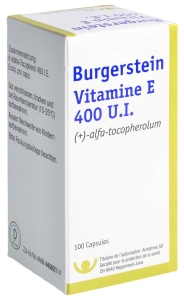 BURGERSTEIN Vitamin E Kapseln 400 I.E., 100 Stück