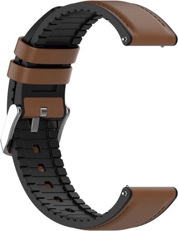 Garmin - Venu 2 & 3 - Bandje - Bruin - Leer en Siliconen
