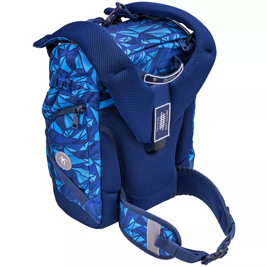 Belmil Schulranzen Premium Comfy Plus Set 6-teilig Glacier Blue