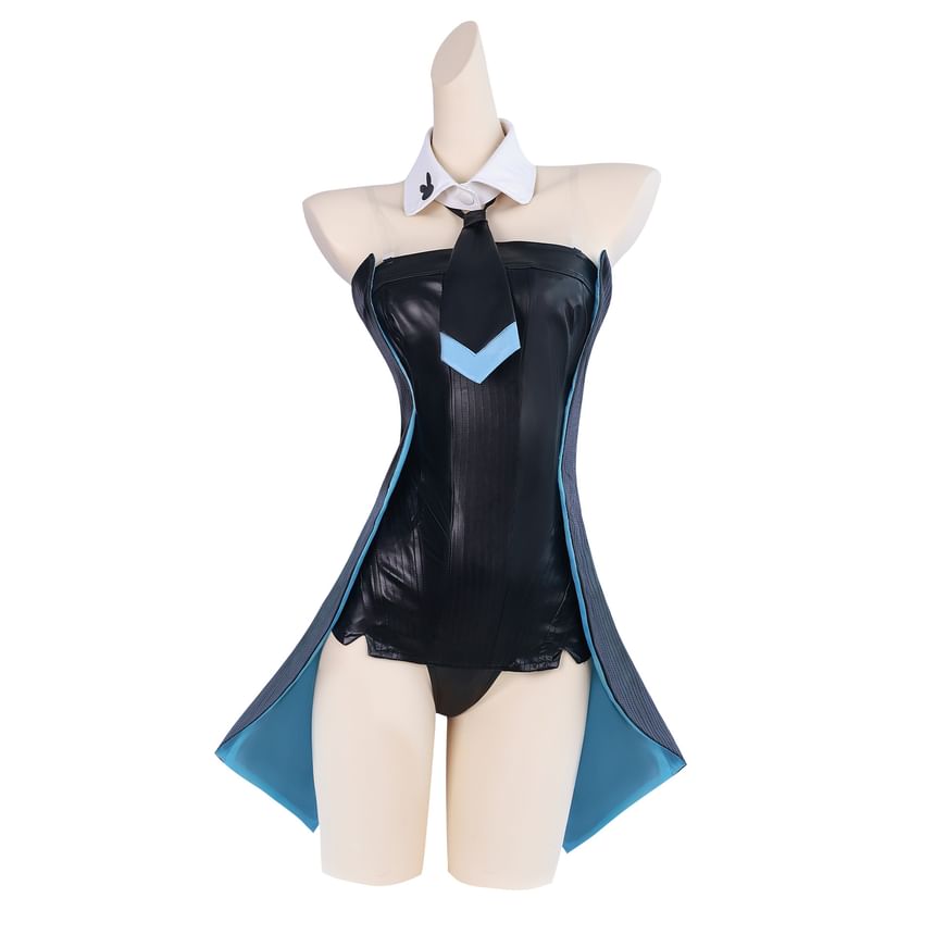 Custaplayu - Hatsune Miku Cosplay Kostuumset / Pruik / Pompon Platform Chunky Heel Pumps