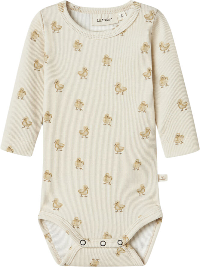 Lil' Atelier NBNLAVO EMO LS SLIM BODY LIL Turtledove/duck
