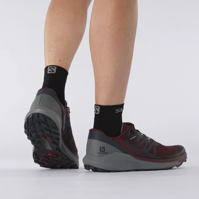 SENSE RIDE 4  Trailrunning-Schuhe Damen WineTasting/QuietShade/Ebony