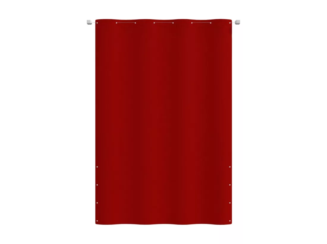 Écran de balcon Rouge 160x240 cm Tissu Oxford