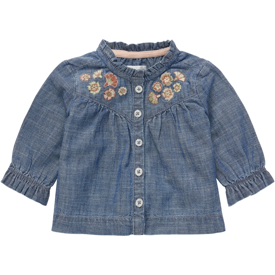 Noppies Bluse Lexington Medium Blue Denim