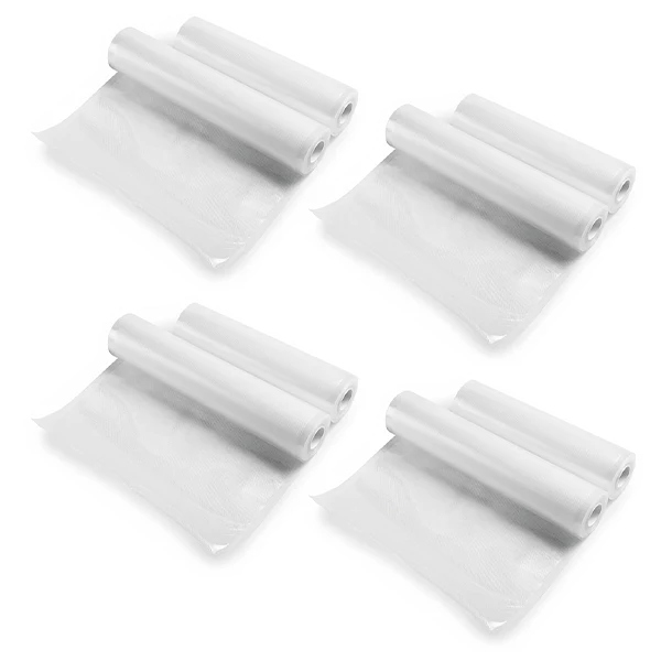 Lot de 8 rouleaux sachets à découper 22 et 28 cm