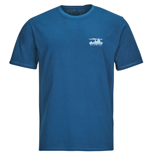 Patagonia - M'S '73 SKYLINE ORGANIC T-SHIRT - Bleu