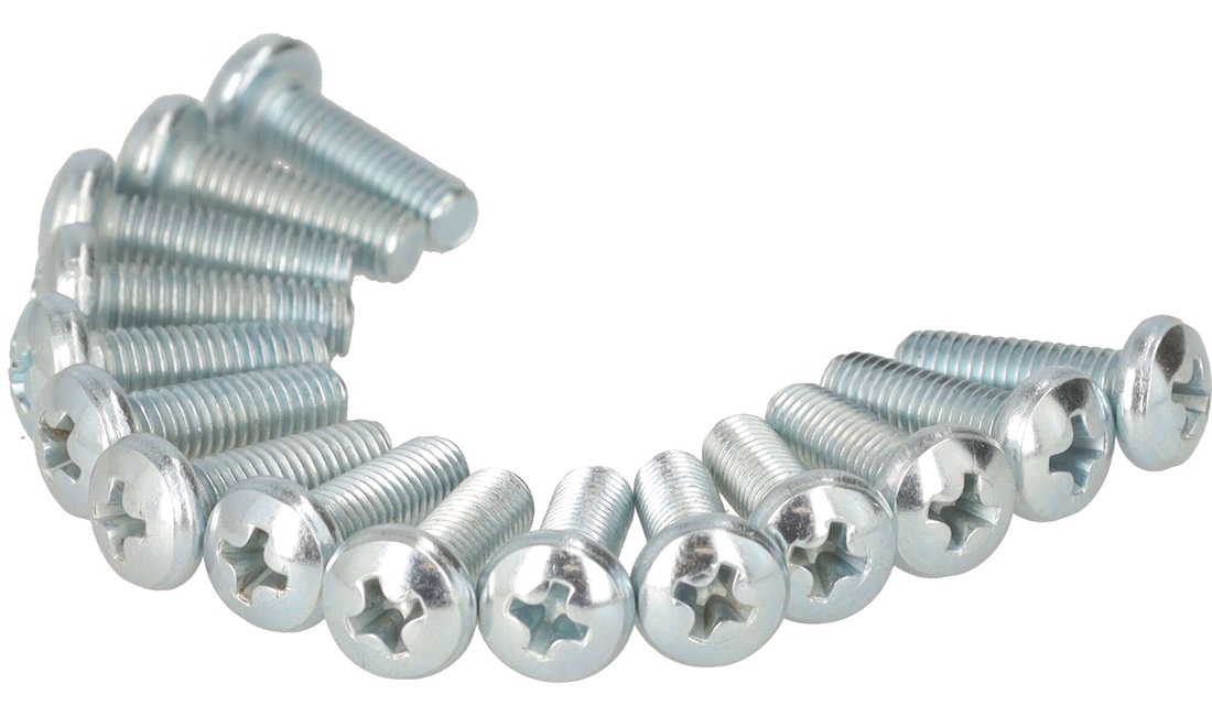 Maskinskruer PH M5x16 mm - 15 stk.