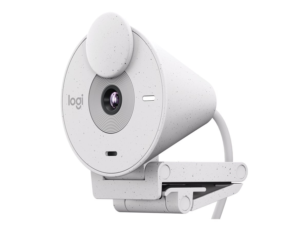 Logitech - Brio 300 Full HD webcam, Off-white