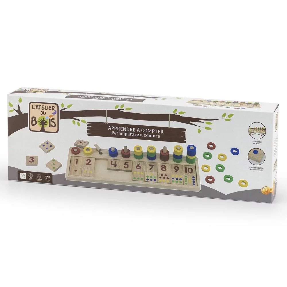 APPRENDRE A COMPTER EN BOIS