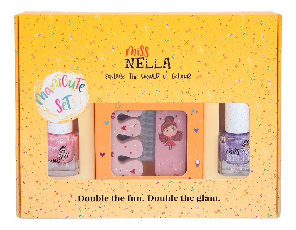 Miss Nella Glitter ManiCute Set - 1 stk.