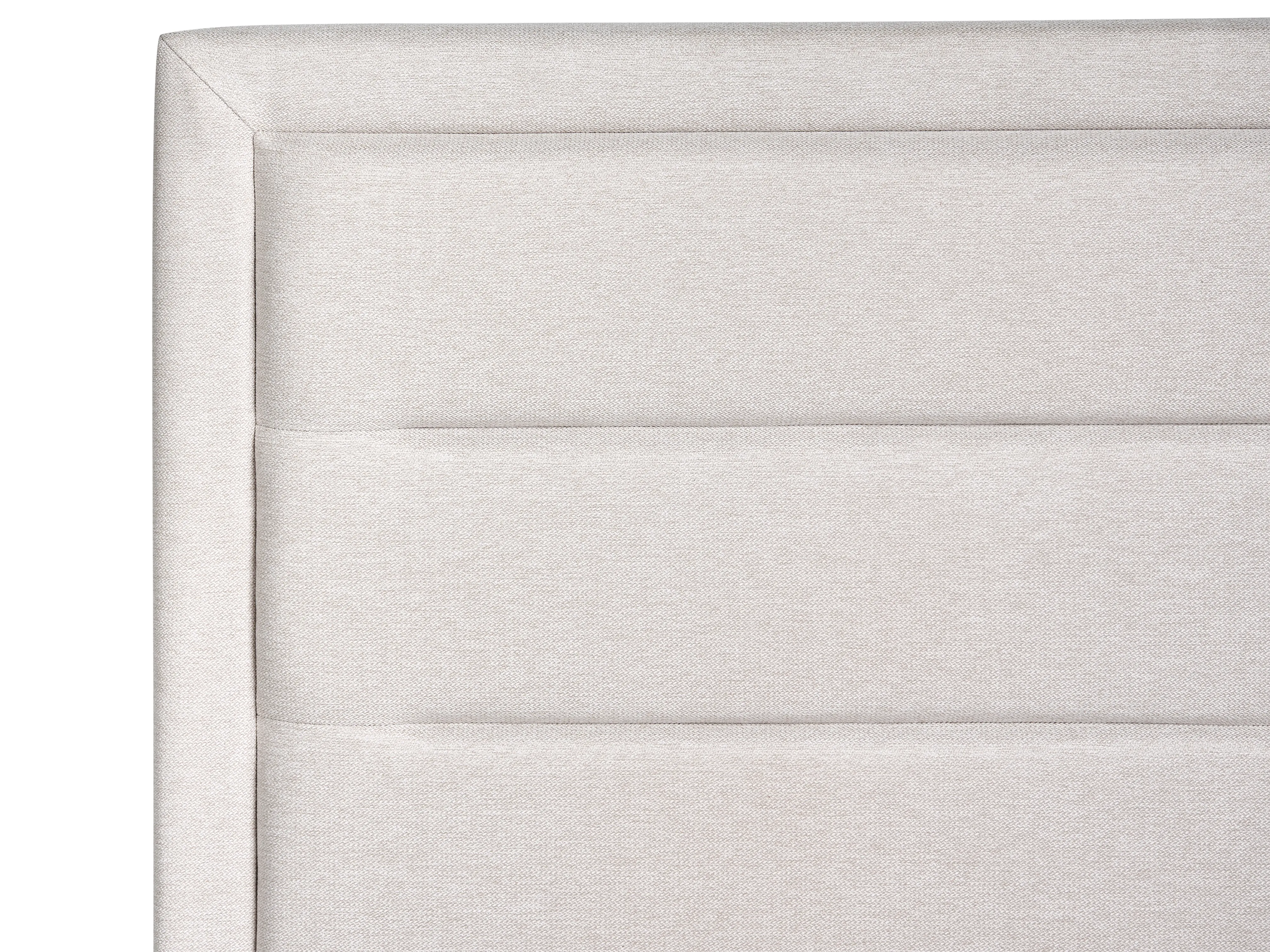 Bed Stof ROUEN 160 x 200 cm Lichtbeige