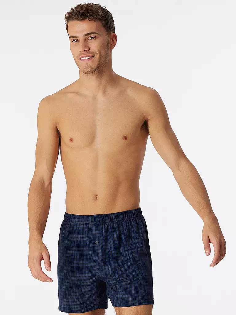 SCHIESSER Boxershorts NOS dunkelblau blau