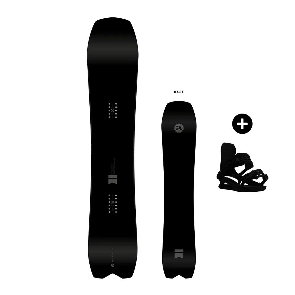 Amplid SOULMATE - Pack snowboard all-mountain black/black