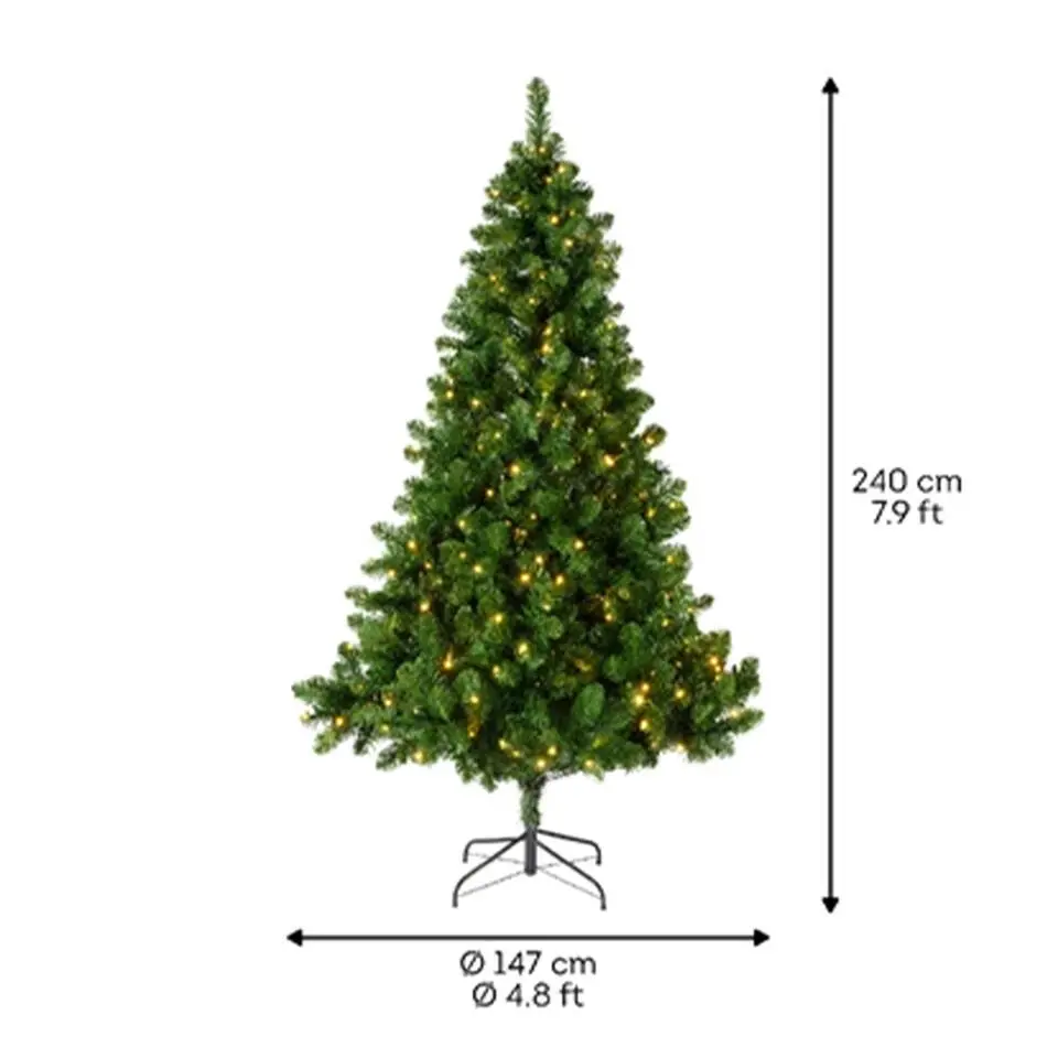 Bellatio Decorations Imperial kerstboom - groen - H240 cm