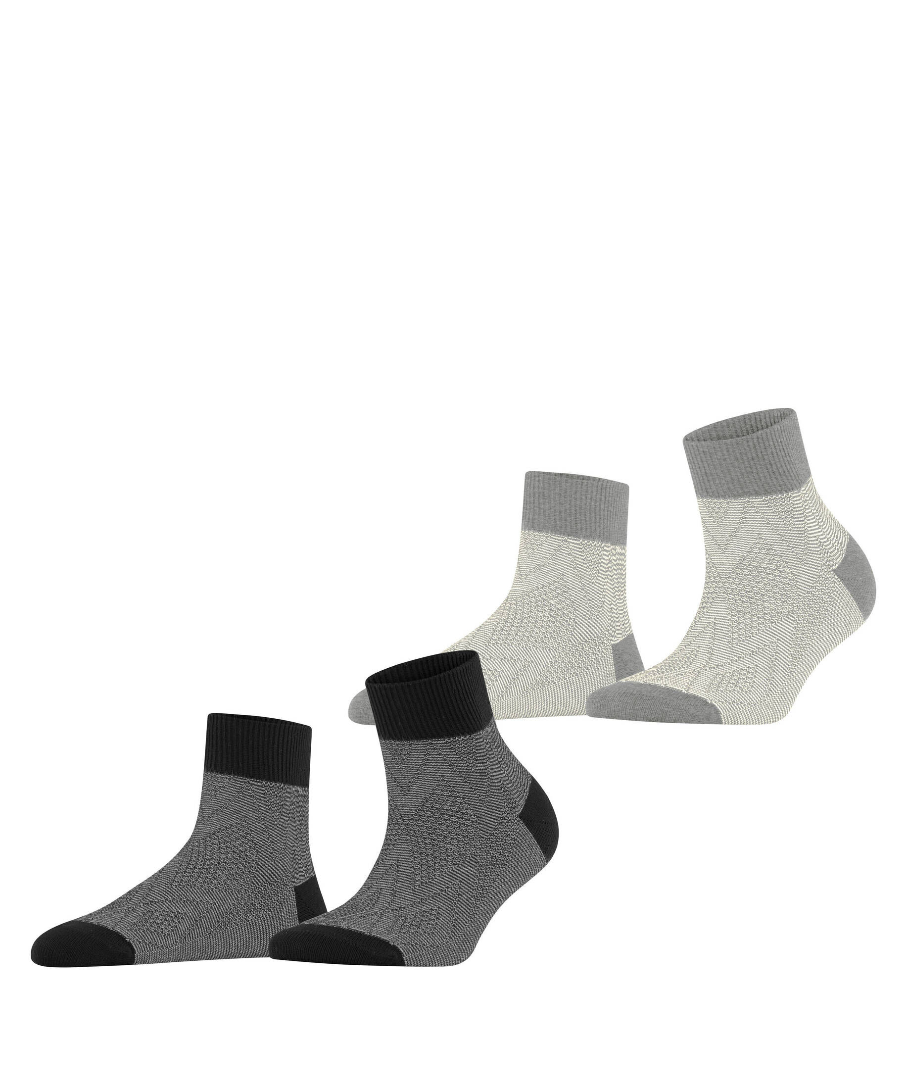 Esprit| Damen Kurzsocken Cable Stitch 2-Pack