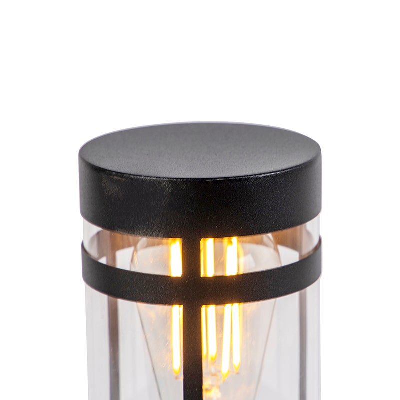 Moderne buitenlamp, zwart, 50 cm, IP44 - Gleam