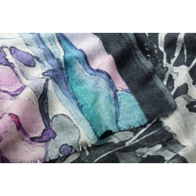 Damen-Schultertuch gemustert, Multicolor
