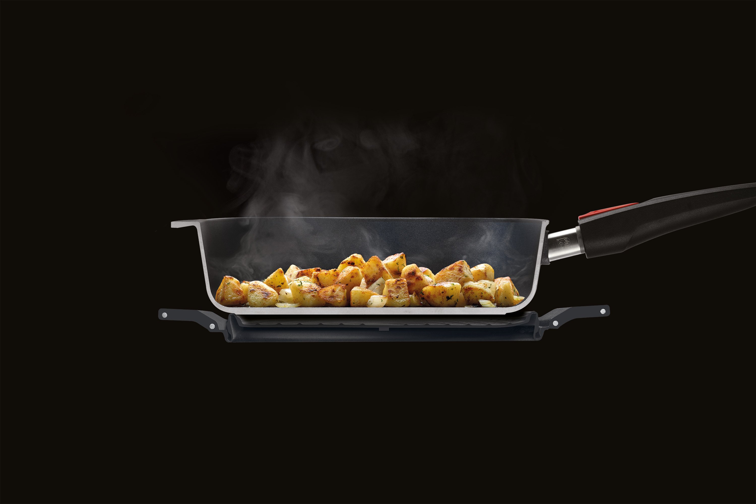 Steam it Multifunktionaler Silikoneinsatz, flach, rund  - Größe: 24 cm von WOLL