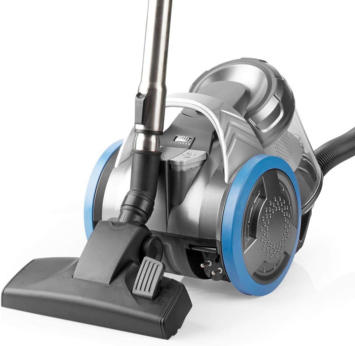 NEDIS Staubsauger ohne Beutel - Beutellos - 700 W - Staubkapazität: 3.5 l - Kombi-Bürste/Parkettbürste - Aktionsradius: 8 m - HEPA Luftfilter - Anthrazit/Blau