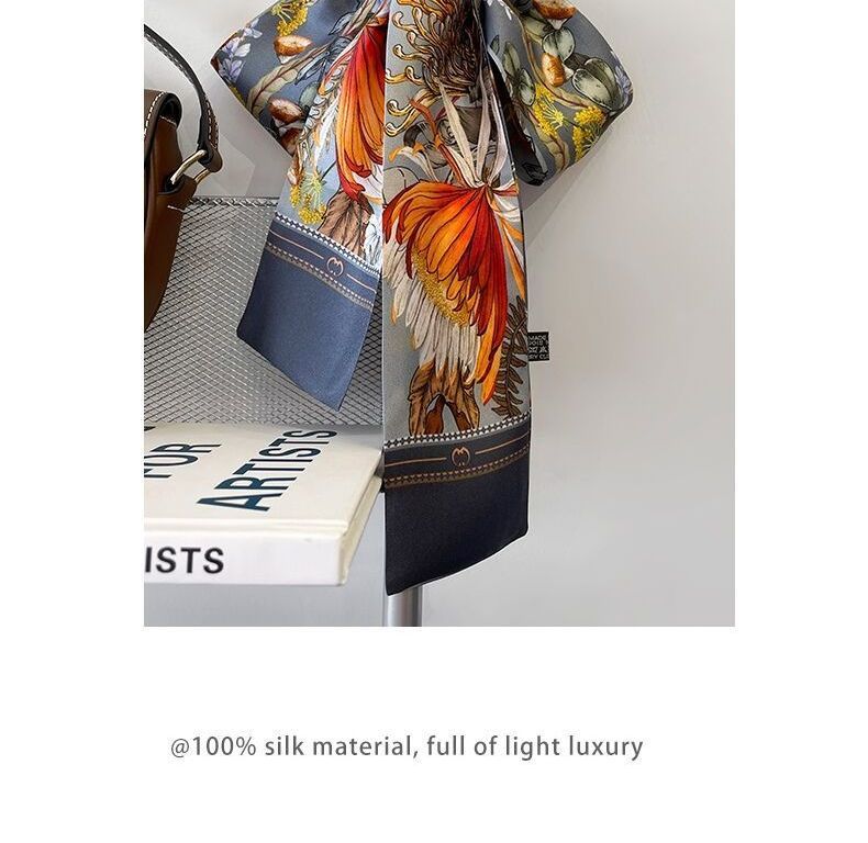 SOCOOL - Zijden sjaal met print (diverse designs)