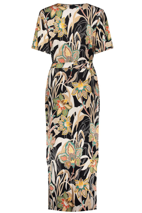 Geisha zwarte dames jurk