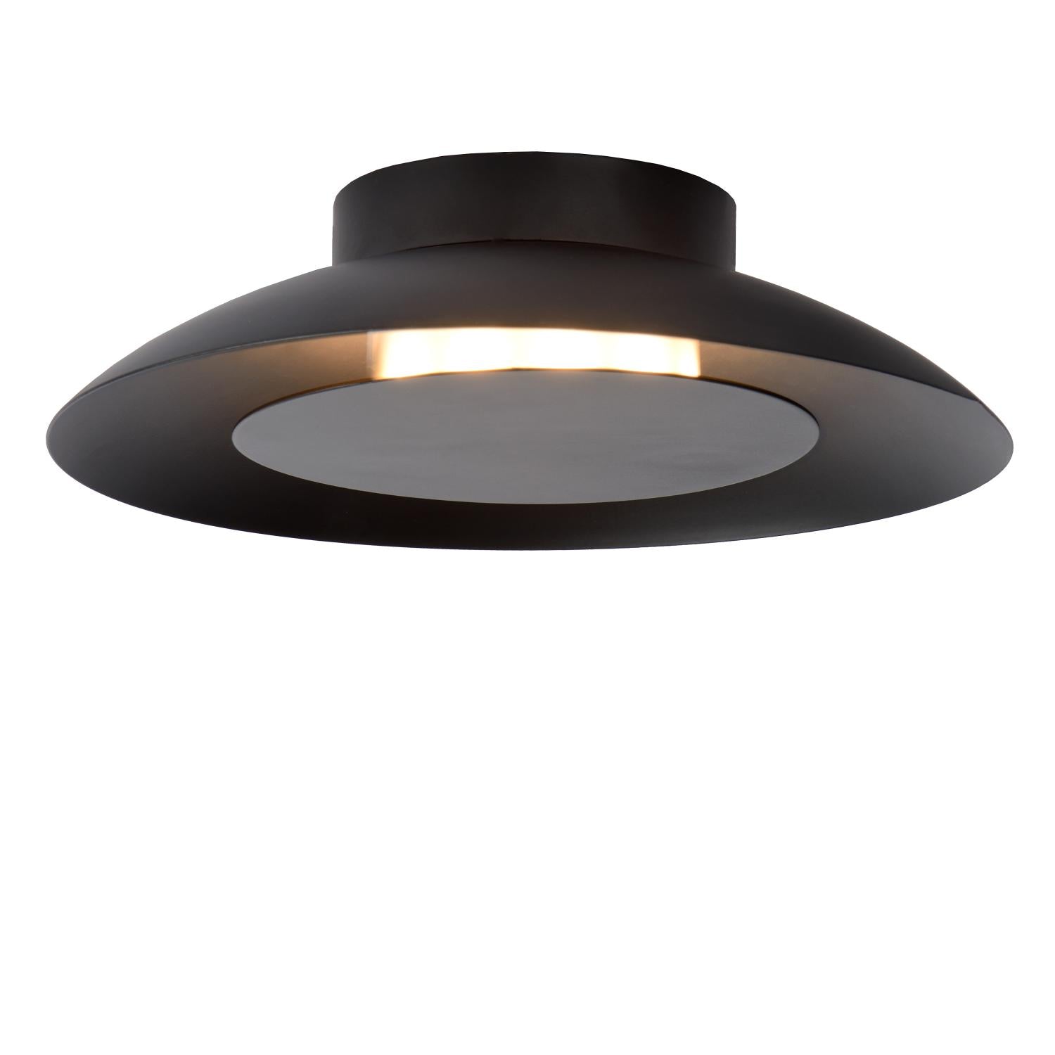 Foskal plafondlamp Ã21.5 LED zwart