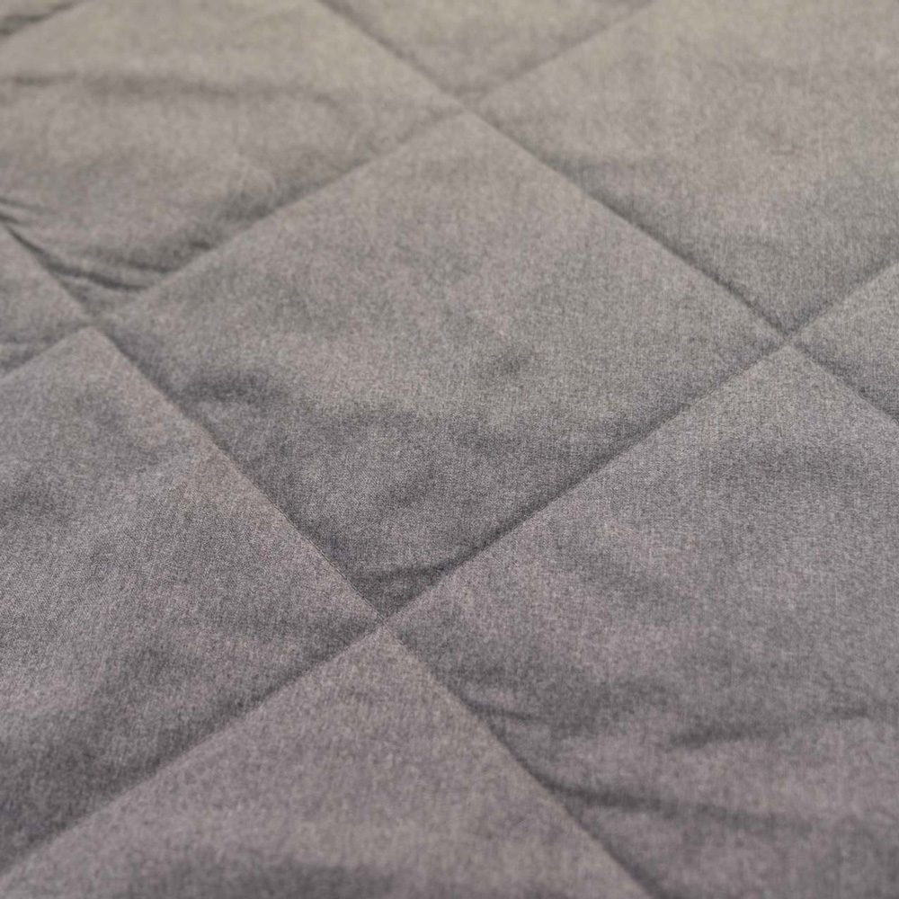 Grüezi Bag WellhealthBlanket Wool Deluxe Decke smoky blue