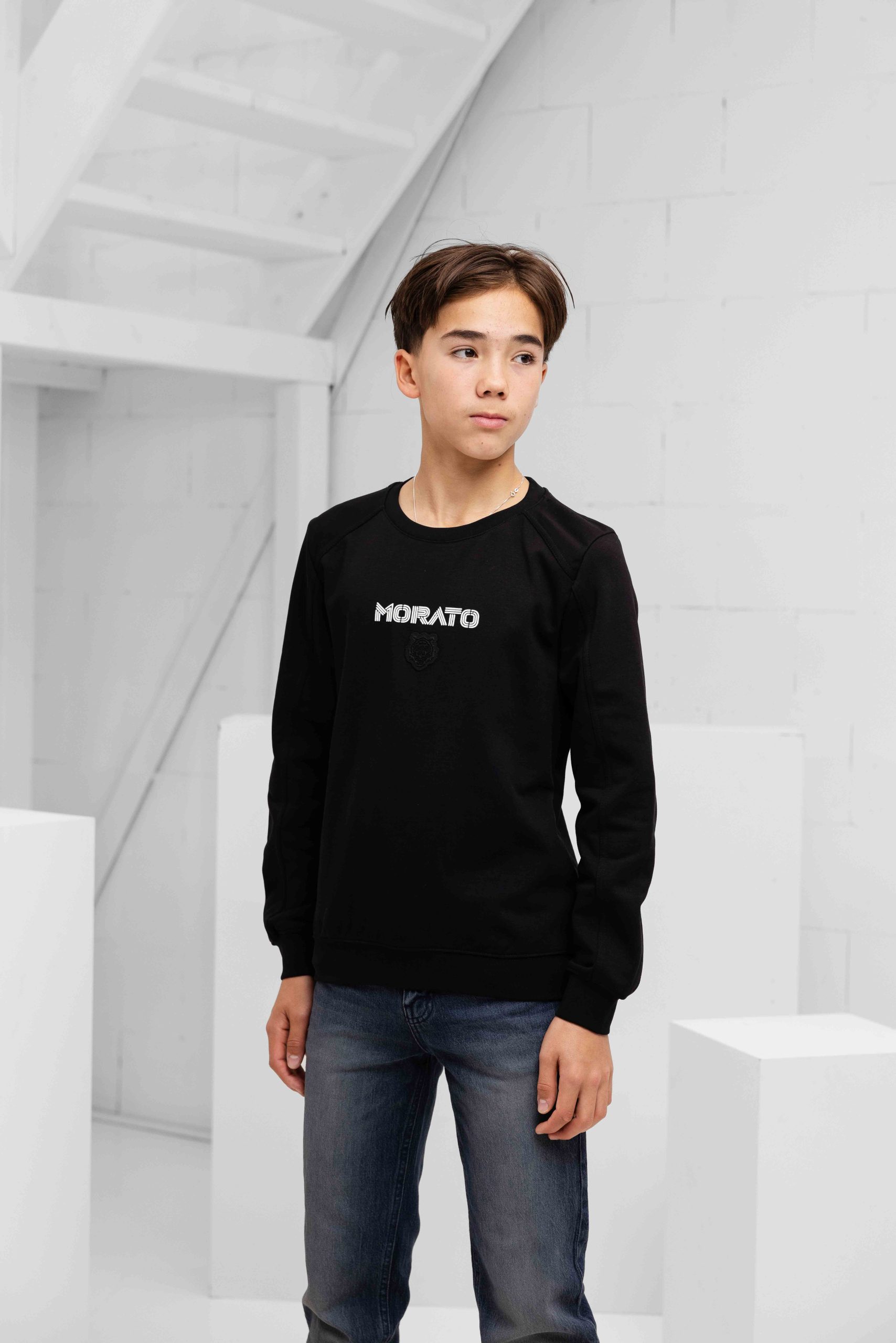 Antony Morato Stuttgart Sweater Kids Zwart