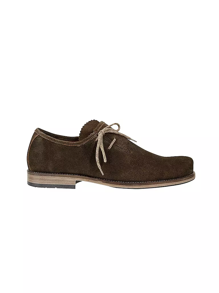 DIRNDL & BUA Trachtenschuhe - Haferlschuhe Antikbock braun
