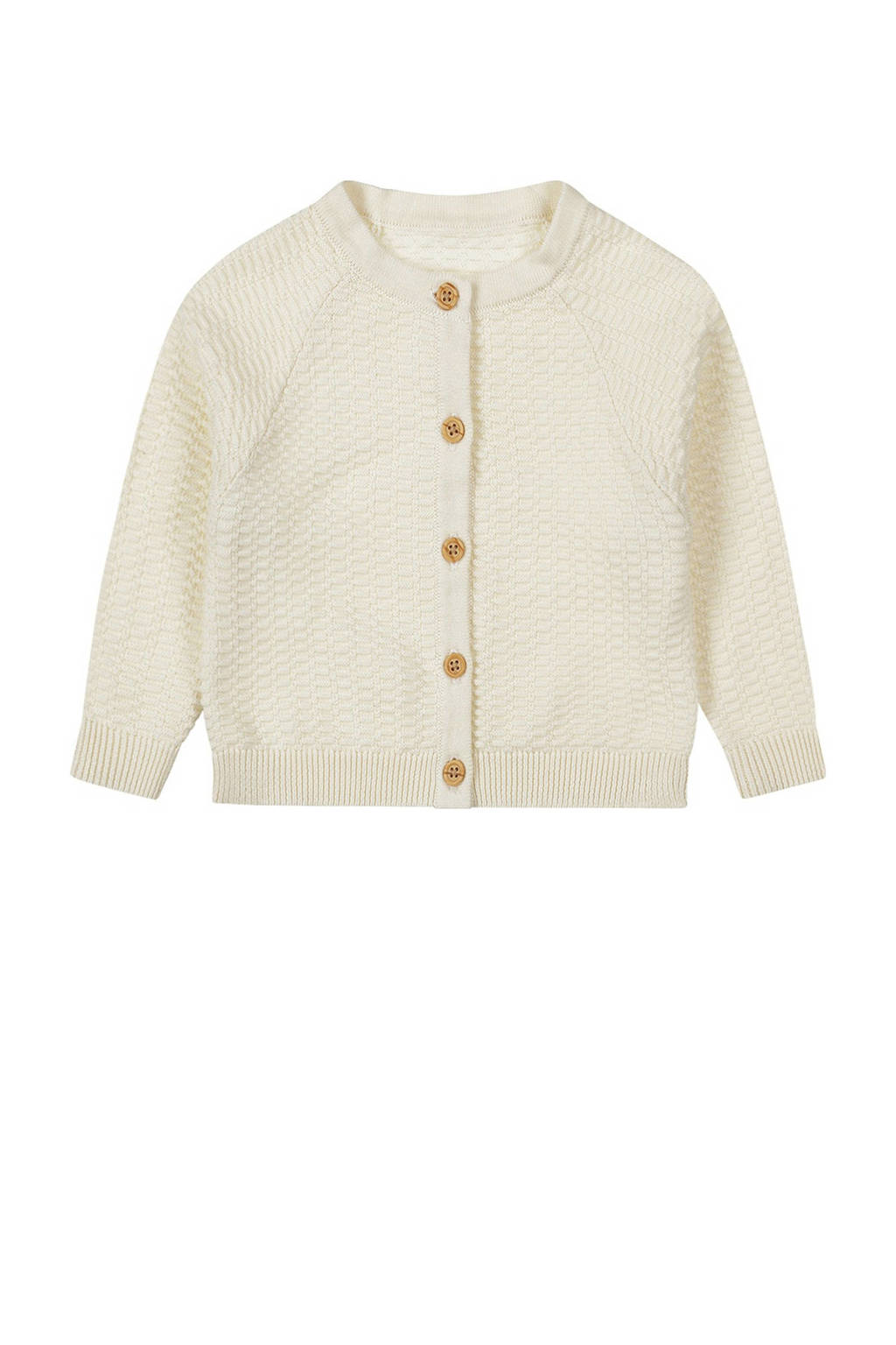 Dirkje baby gebreid vest wit