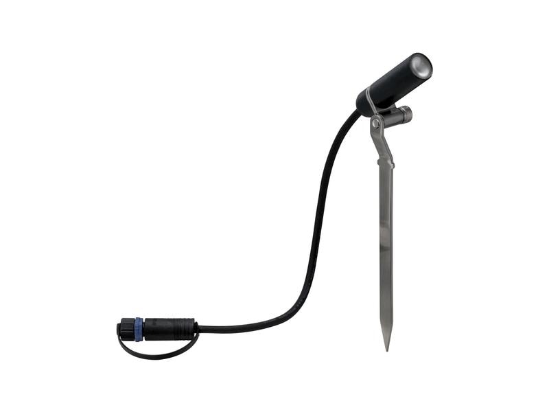 Paulmann Gartenspot Plug & Shine Plantini 45° 3000 K, Start Starterset für die unsichtbare Gartenbeleuchtung