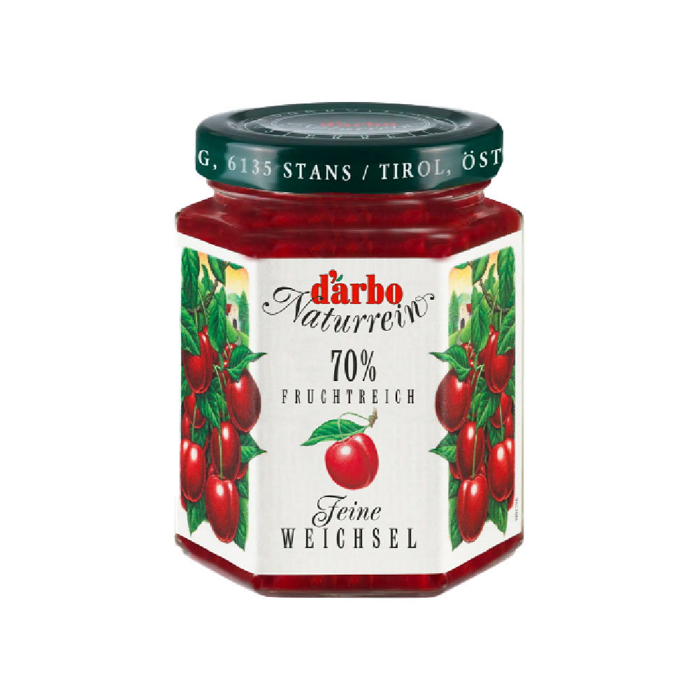 Darbo Naturrein Fruchtaufstrich feine Weichsel 200g MHD:11.10.26