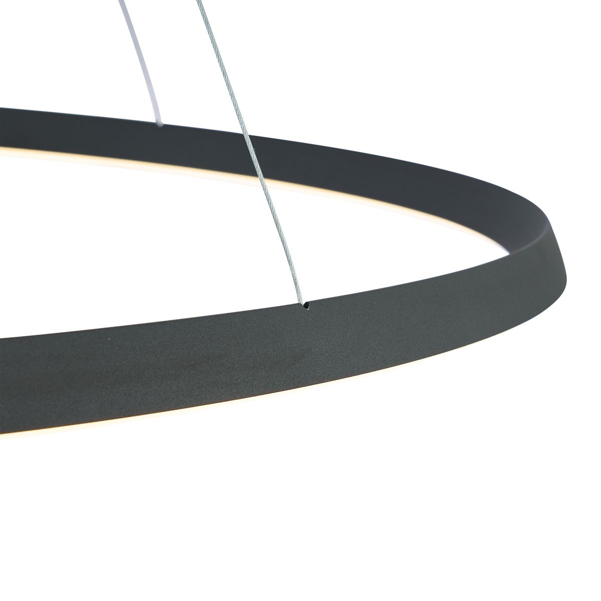 Scandinavische hanglamp zwart 110cm incl. LED 3-staps dimbaar - Circuit