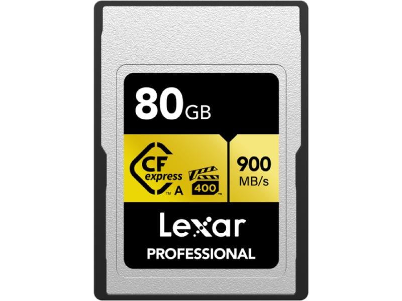Lexar CF-Karte Professional Type A GOLD Series 80 GB CompactFlash-Speicherkarte
