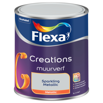Flexa Creations metallic muurverf mat sparkling metallic 1 liter