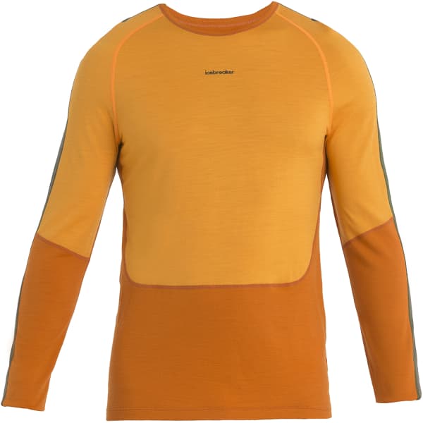 T-shirt thermique ICEBREAKER M MER 200 SONEBULA LS CREWE EARTH/SOLAR/LODEN/CB